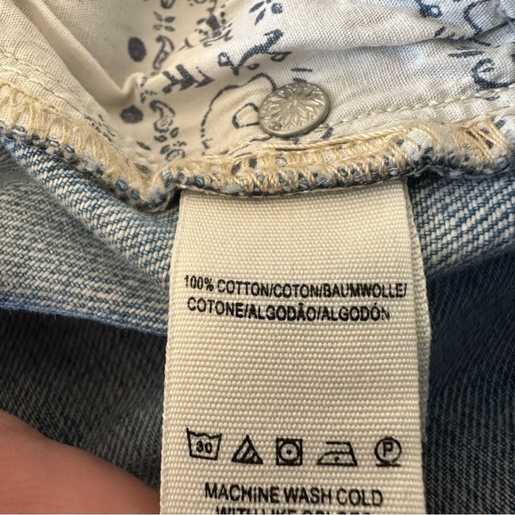 Free People We the Free Blossom Rigid Skinny Jeans Distressed New NWT Size 31 - Picture 8 of 10